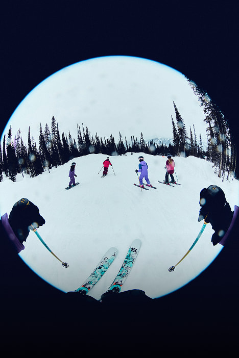Improved fit designed for skiing and riding