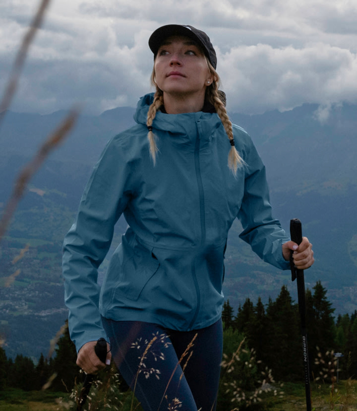 Women's rainwear jackets