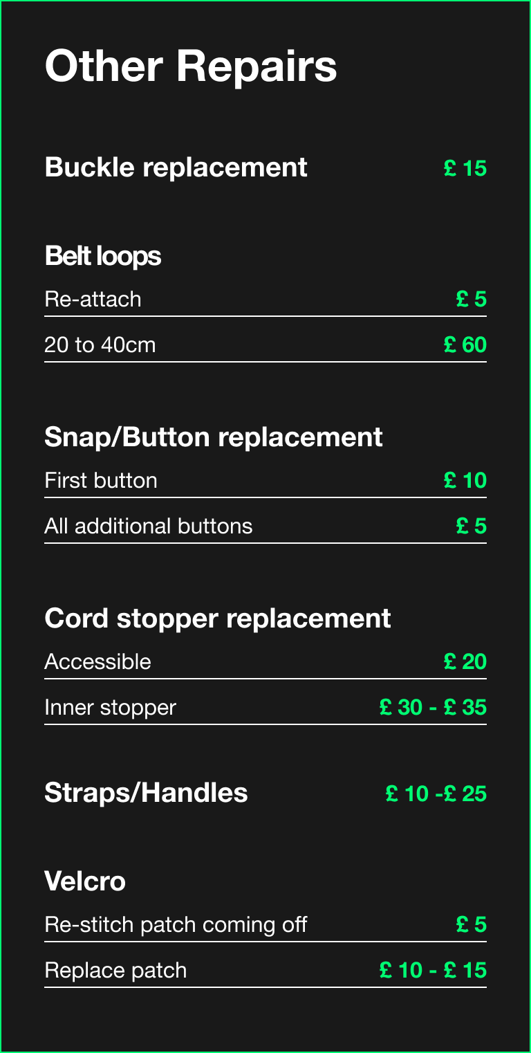 pricing