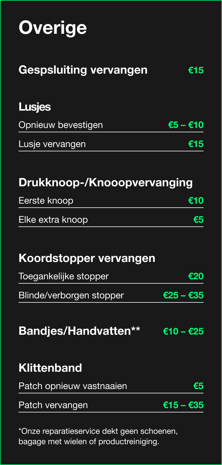 pricing
