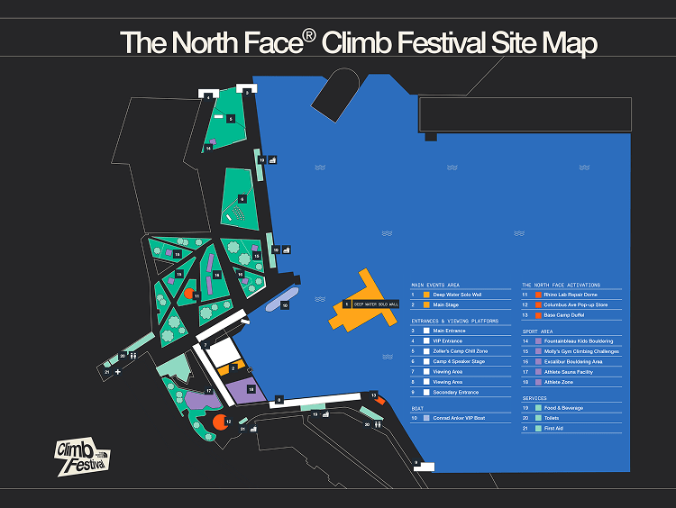 Climb Fest Features Section