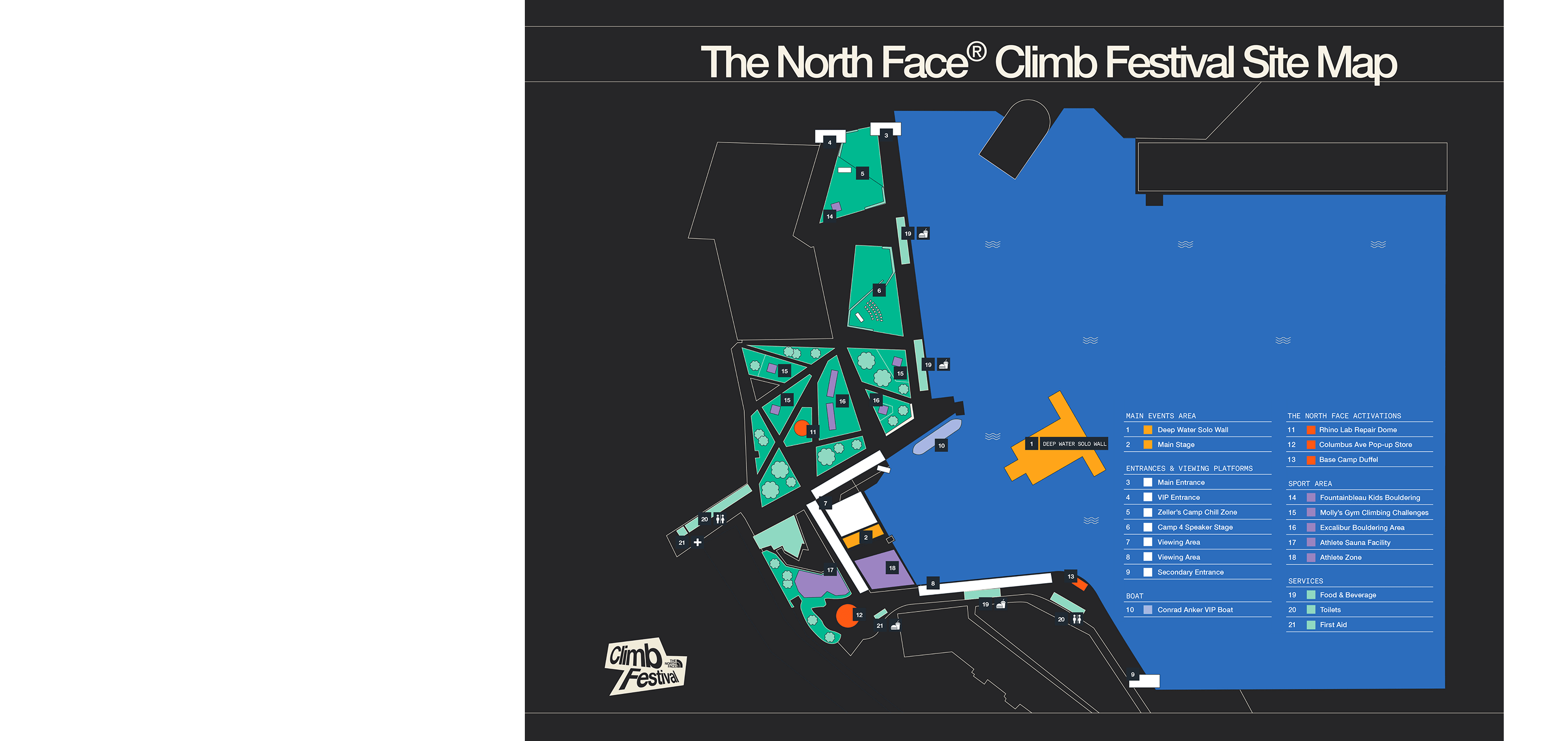 Climb Fest Features Section