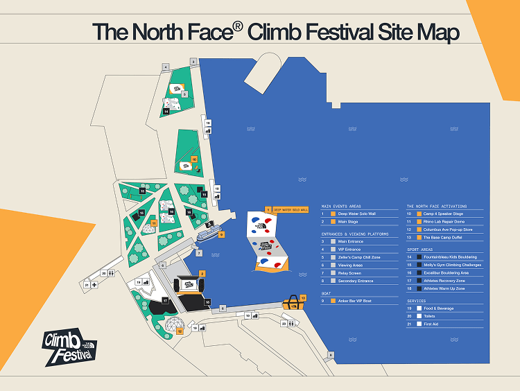 Climb Fest Features Section