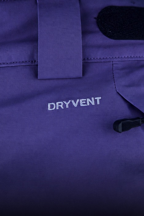 Waterproof DRYVENT™ fabric to help keep snow out