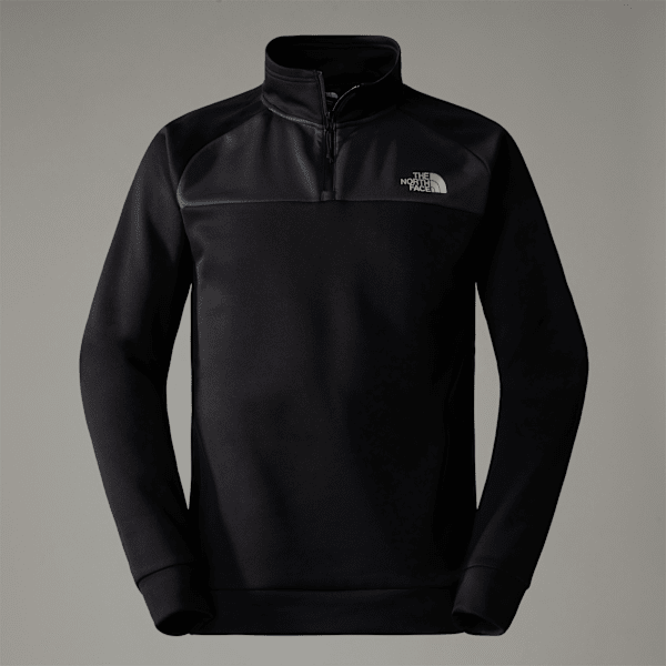 The North Face Reaxion Fleece Mit 1/4-langem Rv Für Herren Tnf Black-asphalt Grey-npf Größe XS male