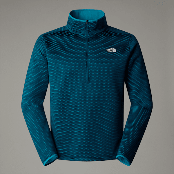 The North Face Vertical Thermal Fleece Mit 1/4-langem Rv Für Herren Midnight Petrol Größe M male