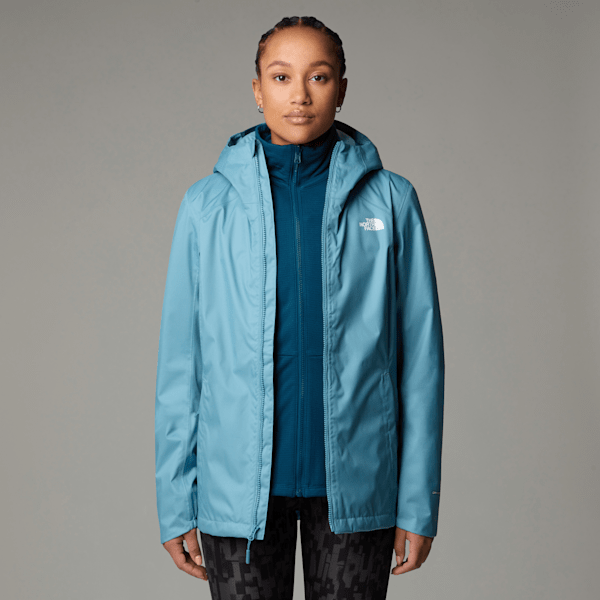 The North Face Quest Einzippbare Triclimate® Jacke Für Damen Algae Blue-midnight Petrol Größe M female