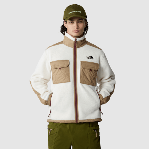 The North Face Royal Arch Fleecejacke Mit Durchgehendem Rv Für Herren White Dune-kelp Tan Größe L male