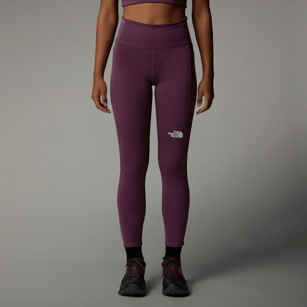 The North Face Movmynt 7/8 Leggings Für Damen Midnight Mauve-purple Granite Größe M female