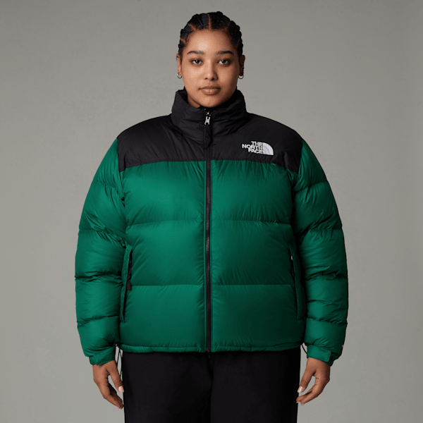 The North Face 1996 Retro Nuptse Daunenjacke In Übergröße Für Damen Evergreen-tnf Black Größe 1X female