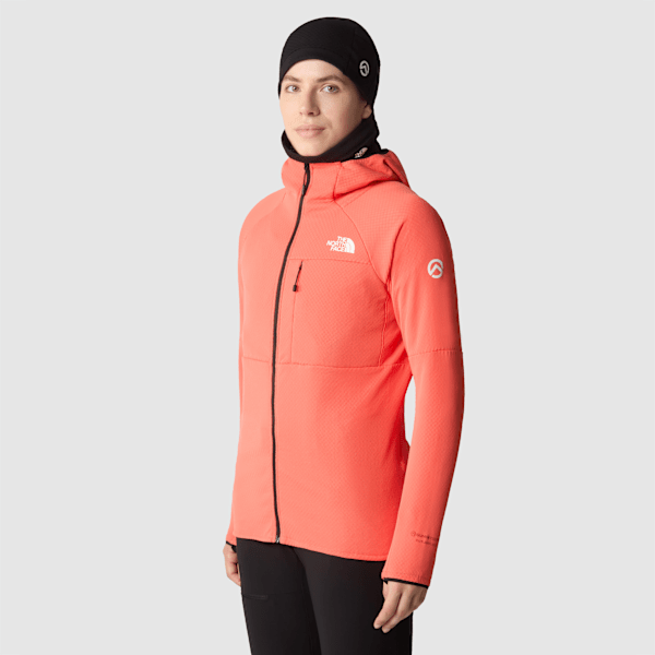 The North Face Summit Series™ Futurefleece™ Kapuzenjacke Für Damen Radiant Orange Größe XS female