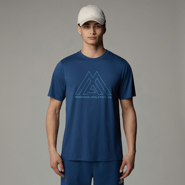 The North Face Mountain Athletics 24/7 T-shirt Für Herren Shady Blue Größe XL male