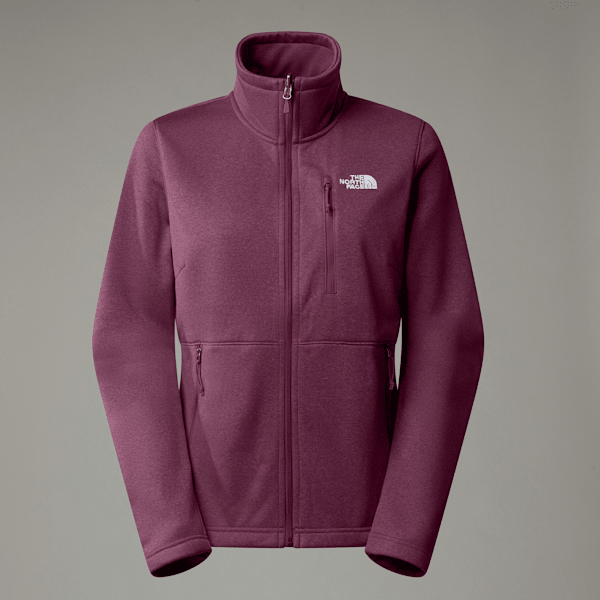 The North Face Lixus Fleece Mit Durchgehendem Rv Für Damen Red Violet Dark Heather Größe XL female