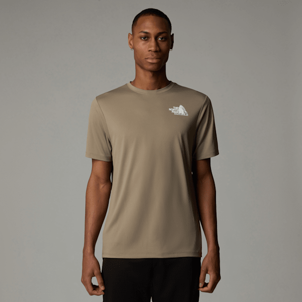 The North Face 24/7 T-shirt Mit Grafik Für Herren Cavern Grey Größe M male