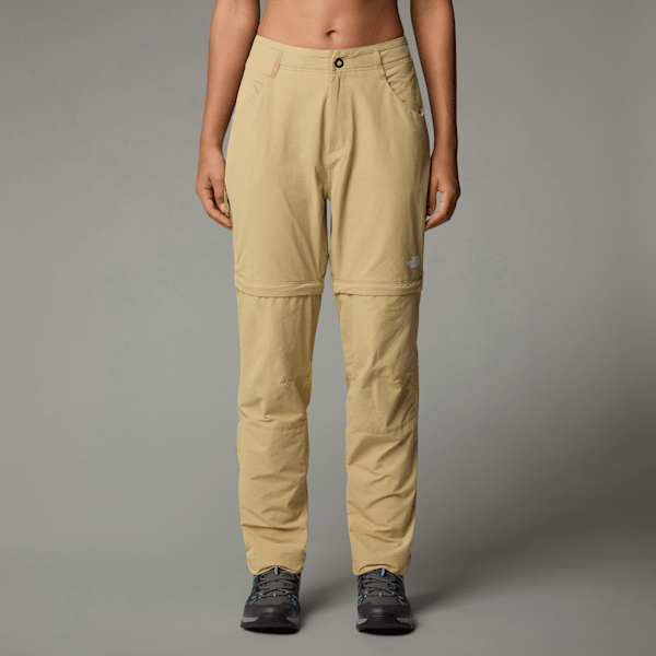 The North Face Exploration Gerade Geschnittene Zip-off-hose Für Damen Khaki Stone-npf Größe 36 female