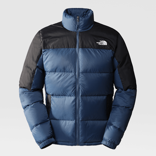 North face coat blue and black sale