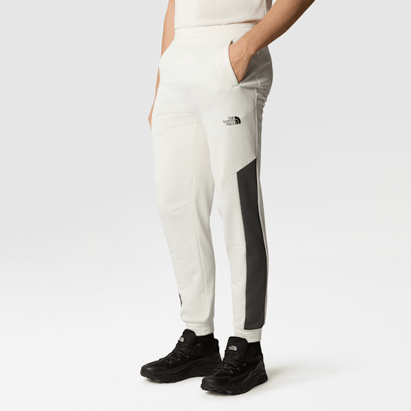 The North Face Fleece-jogginghose Für Herren White Dune-anthracite Grey Größe XXL male