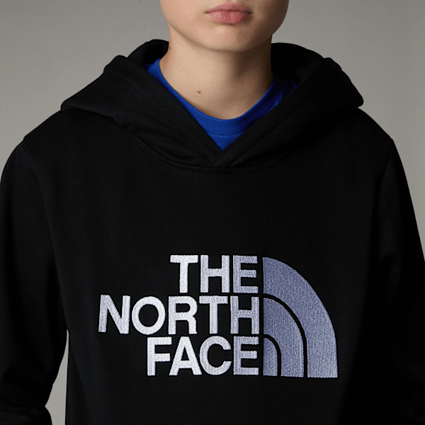 【新品本物 USA購入】THE NORTH FACE ノースフェイス■ Drew Peak Pullover Hoodie ■ ホワイトブラック / S■ロゴ パーカー 海外限定 Boys-Drew-Peak-Hoodie.png