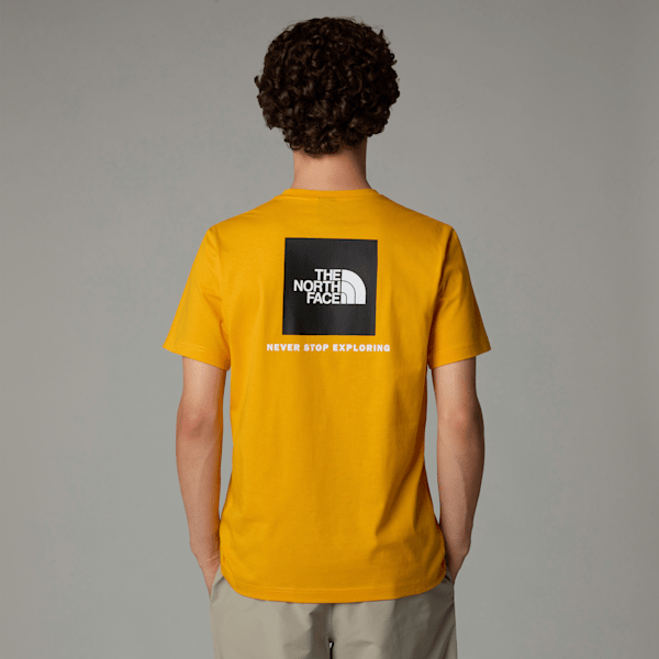 The North Face Redbox T-shirt Für Herren Summit Gold-tnf Black Größe S male