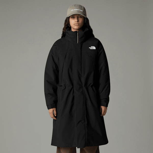 The North Face Gefütterter Und Langgeschnittener Parka Für Damen Tnf Black Größe XL female