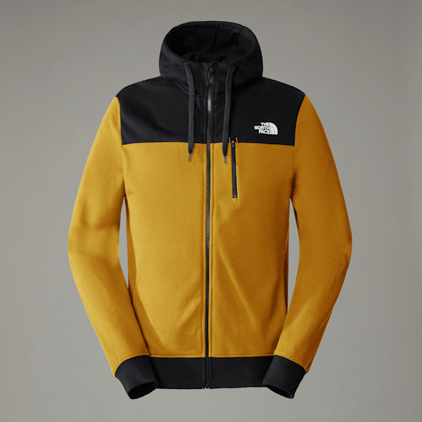 The North Face Tech New Peak Kapuzenpulli Für Herren Arrowwood Yellow-tnf Black Größe M male