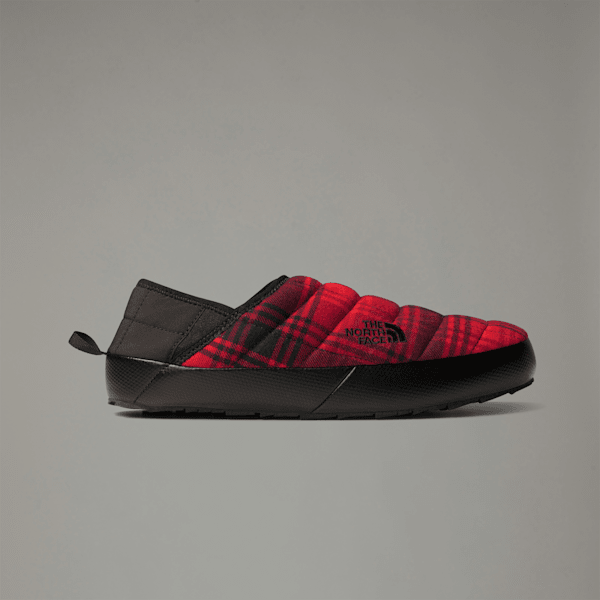 The North Face Thermoball™ V Traction Novelty Pantoffeln Für Herren Tnf Red Yarn Dye Plaid/tnf Black Größe 39 male