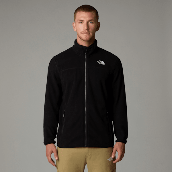 The North Face 100 Glacier Fleece Mit Durchgehendem Rv Für Herren Tnf Black-npf Größe XXL male