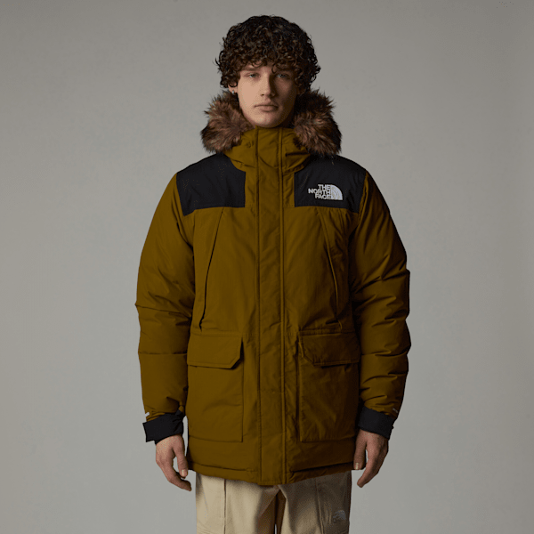 The North Face Mcmurdo Parka Für Herren Moss Green-tnf Black Größe XXL male