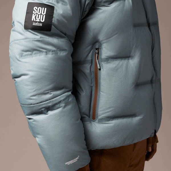 The north face grey puffer sale