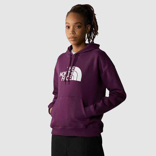 The North Face Light Drew Peak Kapuzenpulli Für Damen Black Currant Purple Größe M female