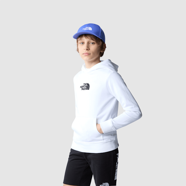 The North Face Light Drew Peak Kapuzenpulli Für Jungen Tnf White Größe S male