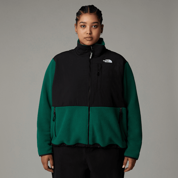 The North Face Retro Denali Jacke In Übergröße Für Damen Evergreen-tnf Black Größe 1X female