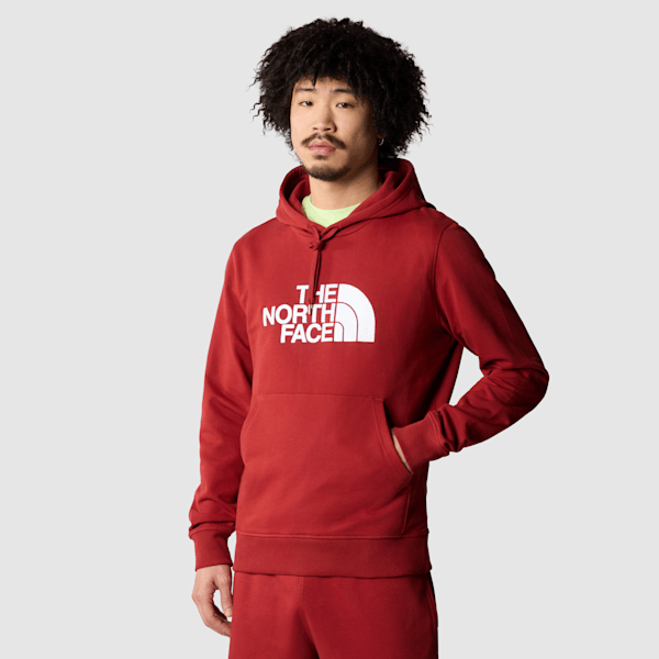 The North Face Light Drew Peak Kapuzenpulli Für Herren Iron Red Größe XS male