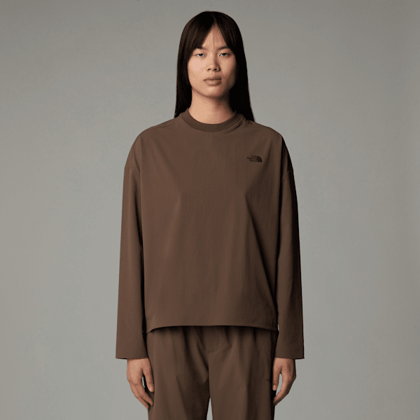 The North Face Gewebtes Langarm-shirt Für Damen Smokey Brown Größe L female