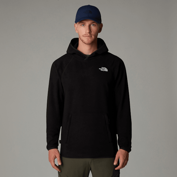 The North Face 100 Glacier Fleece Kapuzenpulli Für Herren Tnf Black-npf Größe S male