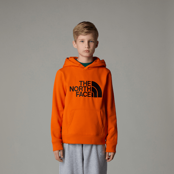 The North Face Drew Peak Hoodie Für Jungen Tnf Orange Größe L male