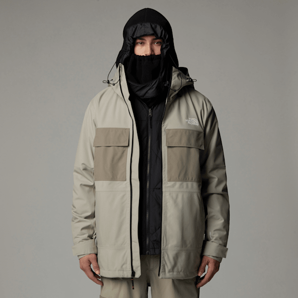 The North Face Fourbarrel Triclimate 3-in-1 Jacke Für Herren Clay Grey-tnf Black Größe M male