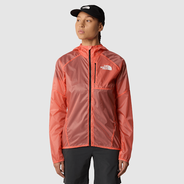 The North Face Windstream Shelljacke Für Damen Radiant Orange-tnf Black Größe S female