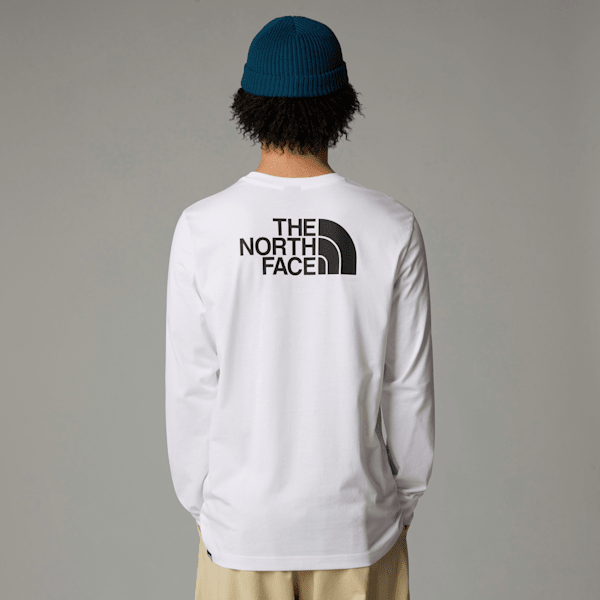 The North Face Easy Langarm-shirt Für Herren Tnf White Größe XXL male