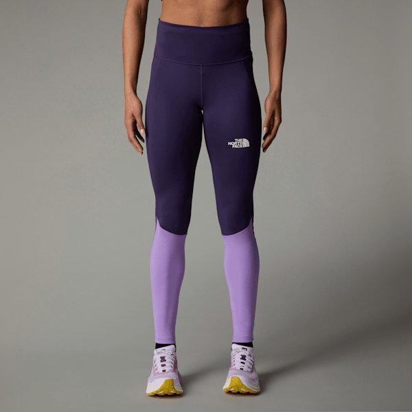 The North Face Trail Run Leggings Für Damen Eternal Purple-purple Granite Größe L female