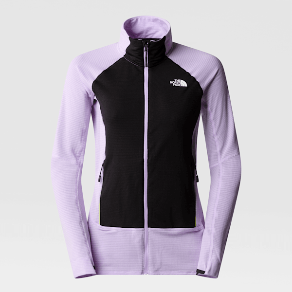 The North Face Bolt Polartec® Power Grid™ Jacke Für Damen Lite Lilac-tnf Black-fizz Lime Größe L female