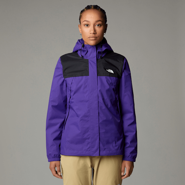 The North Face Antora Jacke Für Damen Peak Purple-tnf Black Größe XL female