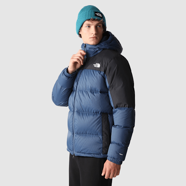 The North Face Diablo Daunenjacke Mit Kapuze Für Herren Shady Blue-tnf Black Größe XL male