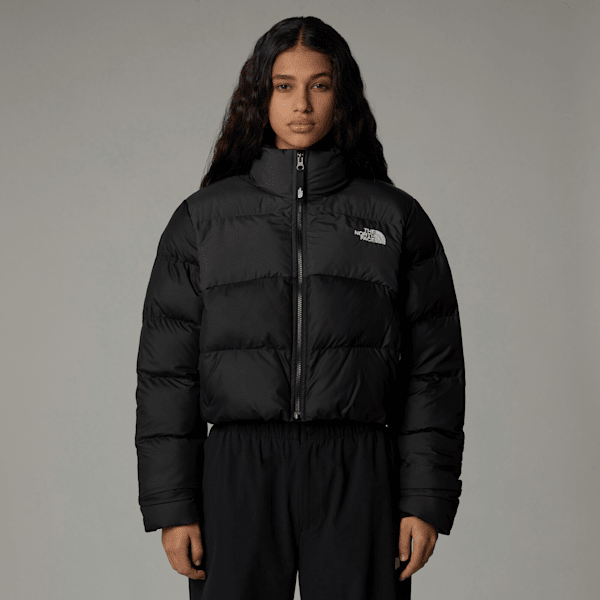 The North Face Saikuru Kurzgeschnittene Jacke Für Damen Tnf Black-asphalt Grey Größe M female