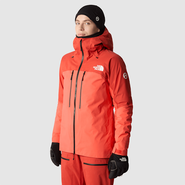 The North Face Summit Pumori Gore-tex® Pro Jacke Für Damen Radiant Orange-auburn Glaze Größe S female