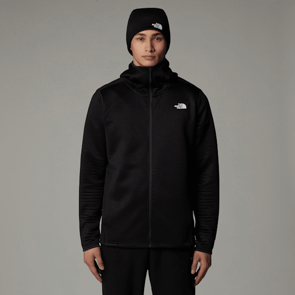 The North Face Vertical Thermal Kapuzenjacke Mit Durchgehendem Rv Für Herren Tnf Black Größe S male