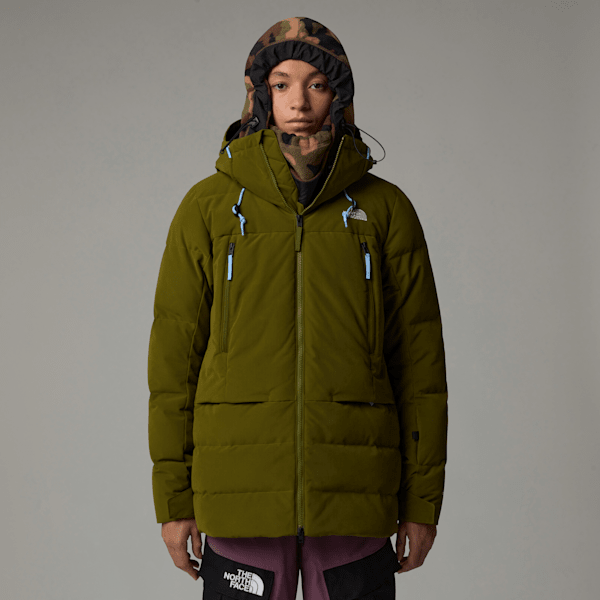 The North Face Pallie Daunenjacke Für Damen Forest Olive-forest Olive-tnf Black Größe XL female