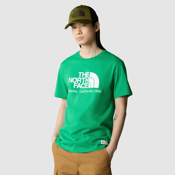 The North Face Berkeley California T-shirt Für Herren Optic Emerald Größe XS male