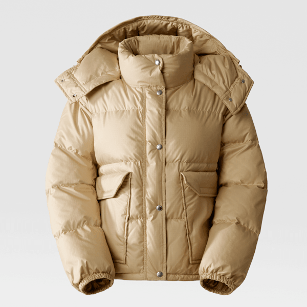 The North Face 71 Sierra Kurze Daunenjacke Für Damen Khaki Stone Größe M female