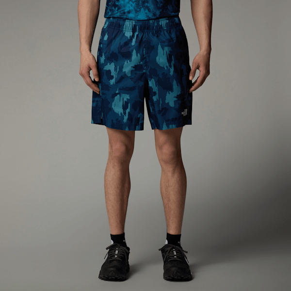 The North Face Mountain Athletics 24/7 7-zoll-shorts Mit Aufdruck Für Herren Summit Navy Painted Mountains Print Größe S...